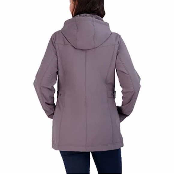 Women's ZeroXposur Plush-Lined Soft Shell Jacket size Small,Color SMOKE - Picture 3 of 3